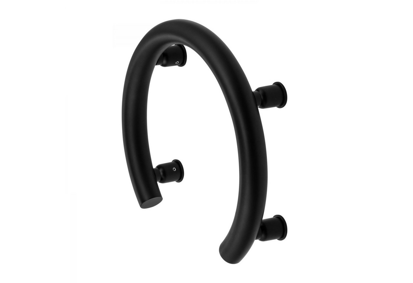 Lomadox Haltegriff VITAL-30, für Dusche Wanne behindertengerecht matt Schwarz von Lomadox