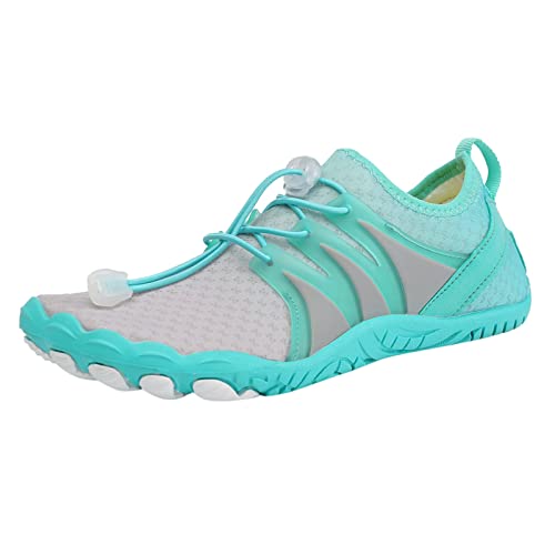 Barfuss Schuhe Damen Sommer Wanderschuhe Bequem Outdoor Sommerschuhe Gr Laufschuhe Wildling Breite Füße Trekkingschuhe Sneakers Unisex Neon Barfussschuhe Watschuhe Minimalschuhe von Lomelomme