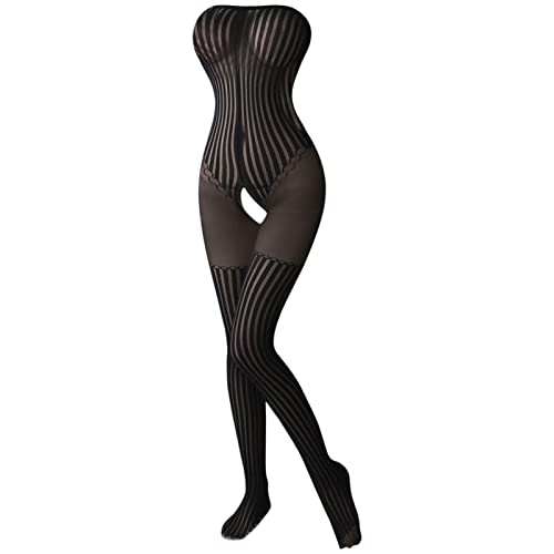 Erotische Dessous Frau Bodystocking Women Dessous Sexy Damen Durchsichtig Body Harness Frauen Crotchless Damen Strumpfhose Muster Unterwäsche Frauen Sexy Sexy Dresses for Women von Lomelomme