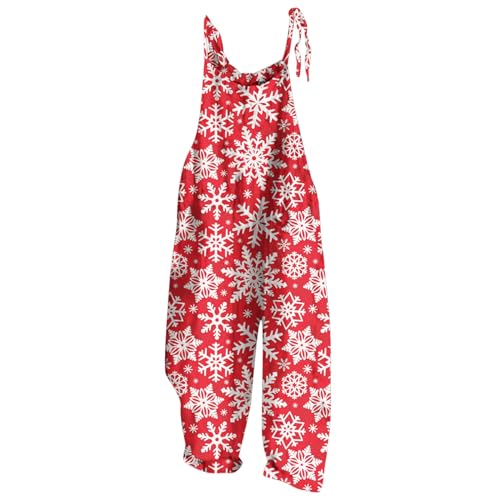 Jumpsuit Damen Sexy Rompers Träger Cozy Hosen Retro Overall Gerades Bein Beiläufig Playsuit Oversize Loose Overalls Softshellhose Pants von Lomelomme