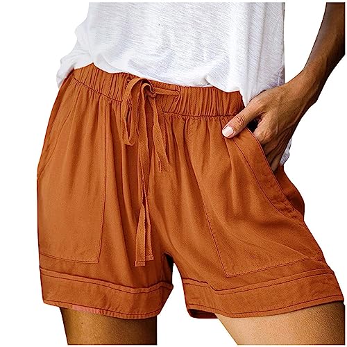 Kurze Hosen Damen Sporthose Seamless Kleid Bermudashortsdamen Gym Mit Tasche Hose Arbeitshosen Knielang Lange Damenshorts Knielange Schwarz Elegant Haremshose Boxershorts Sportshort von Lomelomme