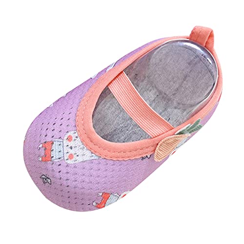 Lomelomme 0-6 Monate Barfussschuhe Kinder Überzieher Baby Jungen Slippers Feldluft Gummi Babyschuhe Barfussschuhe Walker Aqua Hausschuhe Socks Antirutschsocken von Lomelomme