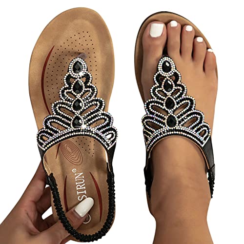 Lomelomme Damen Sandalen Sommer Sandaletten Silber Mit Absatz Schuh Weite H Sandal Sale Leichte Schuhe Sandale Mit Fussbett Coole Platoue Hochzeitsschuhe Schlappen Riemchenpumps von Lomelomme