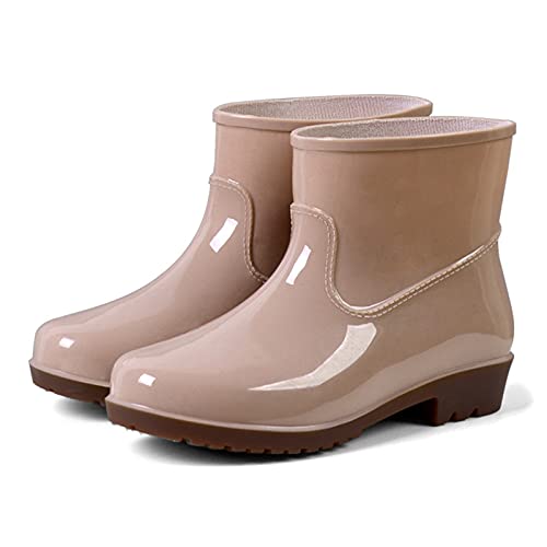 Lomelomme Gummistiefel Damen wasserdicht Regenstiefel rutschfeste Halbhoch Stiefel Kurz Rain Boots Gummi Regen Stiefel Lomelomme Gummistiefel Damen wasserdicht Regenstiefel rutschfeste Halbhoch Stiefel Kurz Rain Boots Gummi Regen Stiefel von Lomelomme