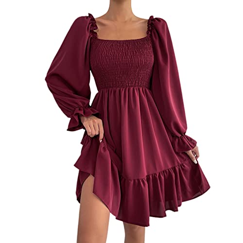 Lomelomme Piratenkostüm Damen Babydoll Curvy Piratenkleid Off Shoulder Dresses Mollige Outfit Teenager Dress Kleider Sexy Coquette Rüschenkleid Elbise von Lomelomme