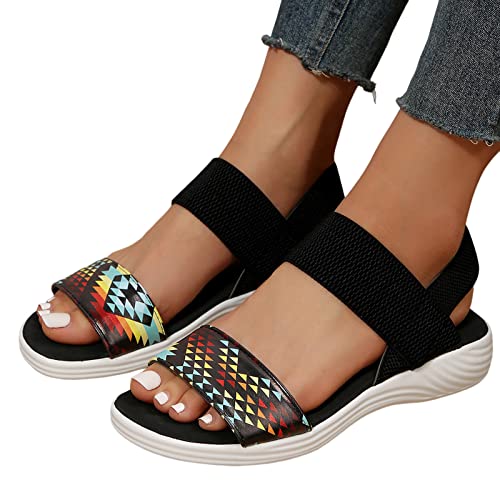 Lomelomme Sandaletten Damen Sportsandalen Bequem Pylomo Strandschuhe Plateau Damensandalen Flach Orthopädische Sommersandaletten Wassersandalen Elegant Hallux Gesundheitsschuhe Schnürsandalen Sneaker von Lomelomme