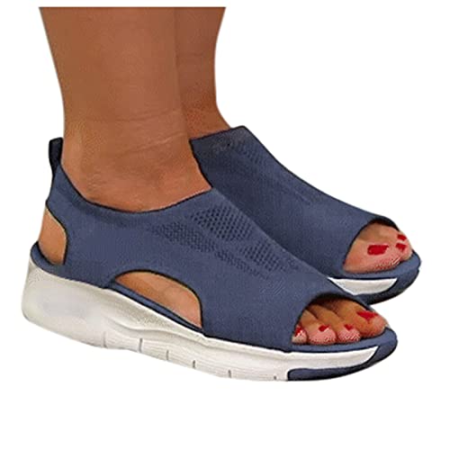 Pantoletten Damen Mode Komfort Sommer Flip Flop Sandals Hausschuh Flach Hausschuh Freizeit Schlappen Pantoletten Hausschuhe Casual Frauen Slippers Strandsandalen von Lomelomme