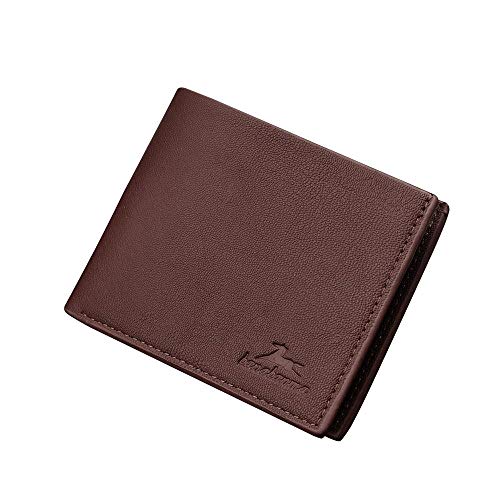 Business Holder Wallet Men Solid Color Vintage Open Lichee Pattern Multi Card Position Wallet Small Wallets for Girls Over 12 (Brown, One Size) von Lomhmn