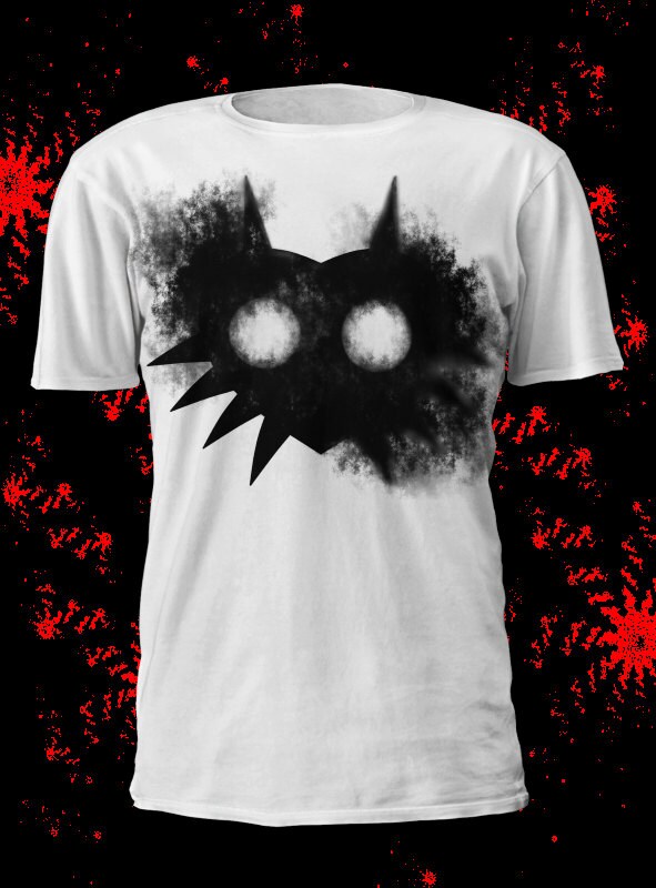 Majora's Mask Ink Tshirt - Legend Of Zelda Majora's Mask Ink Tshirt - Legend Of Zelda von LonLonLady