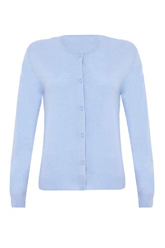 Lona Scott Ladies Cashmere Twinset, Hellblau, S von Lona Scott