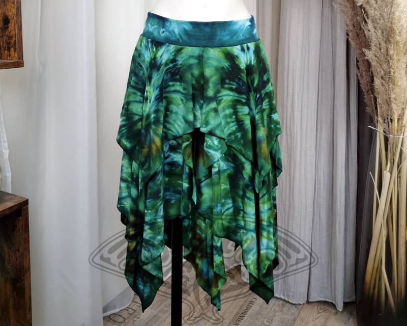 Ice Dye Midi - Feenrock in Grün von LonaticDyes