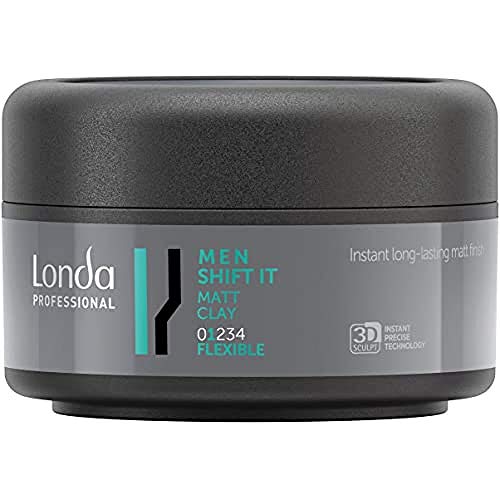 Londa Men Shift It Matt Clay Flexible, 1er Pack, (1x 75 ml), Unparfümiert von Londa