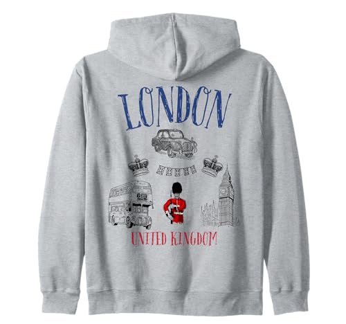 London Black Cab Großbritannien British Royal Guards Boys Kapuzenjacke London Black Cab Großbritannien British Royal Guards Boys Kapuzenjacke von London England United Kingdom UK Souvenir Kids
