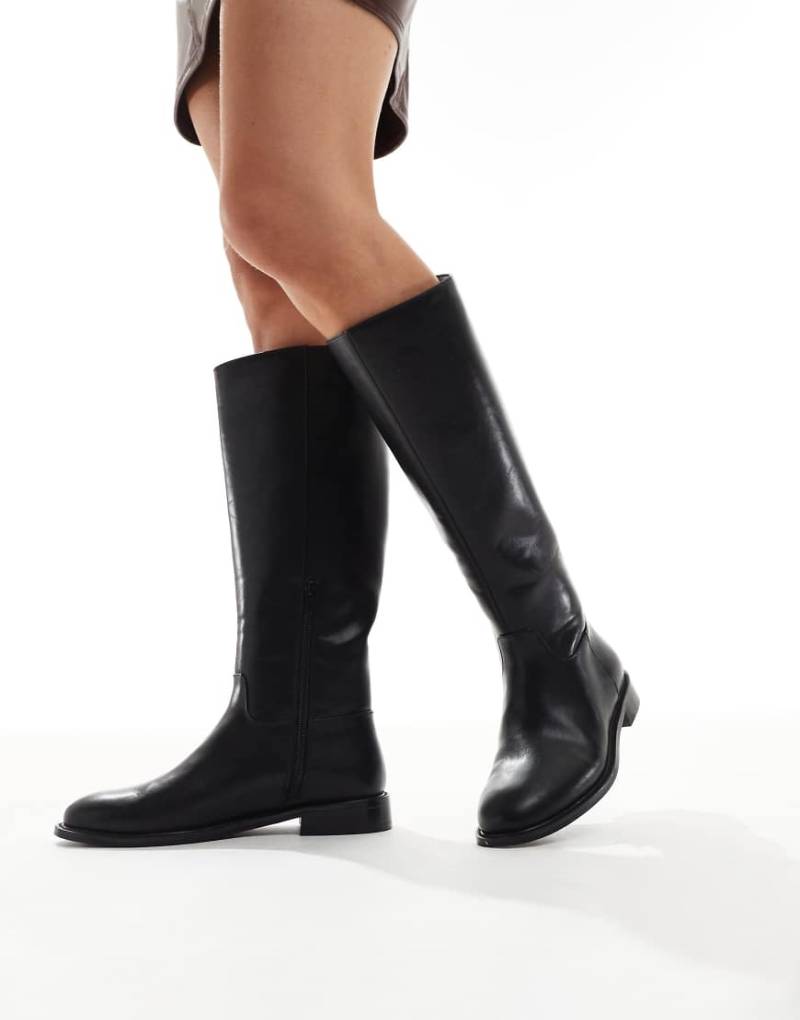 London Rebel - Scarlett Refined - Reitstiefel in Schwarz von London Rebel