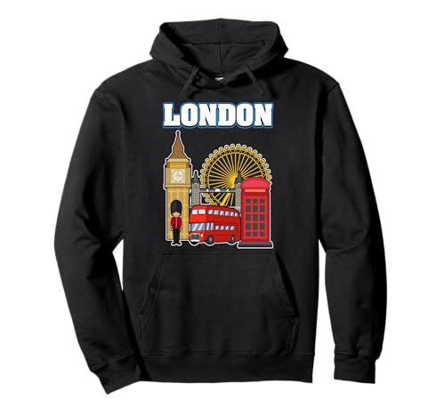 Souvenir aus London für Männer, Frauen, Kinder Pullover Hoodie von London Souvenir By SiGo