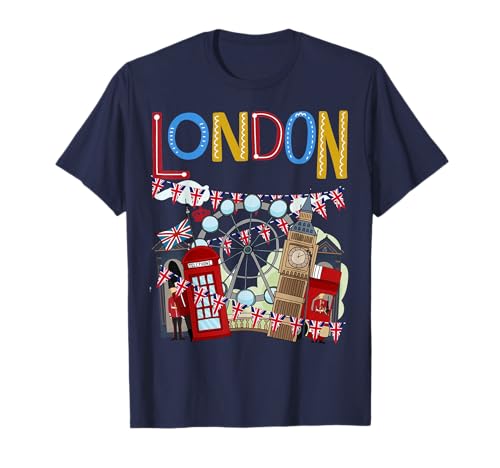 London Souvenirs Idee für Kinder & britische Erinnerungsstücke London T-Shirt London Souvenirs Idee für Kinder & britische Erinnerungsstücke London T-Shirt von London Souvenirs Kids Ideas & Boys British Flags