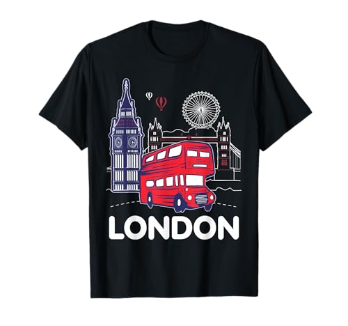 London Vibes berühmte Londoner Sehenswürdigkeiten Souvenir T-Shirt, Damen, Schwarz, S, Kurzarm, T-Shirt, Cartoon, Geschenk London Vibes berühmte Londoner Sehenswürdigkeiten Souvenir T-Shirt, Damen, Schwarz, S, Kurzarm, T-Shirt, Cartoon, Geschenk von London vibes Famous Landmarks Souvenirs t shirts