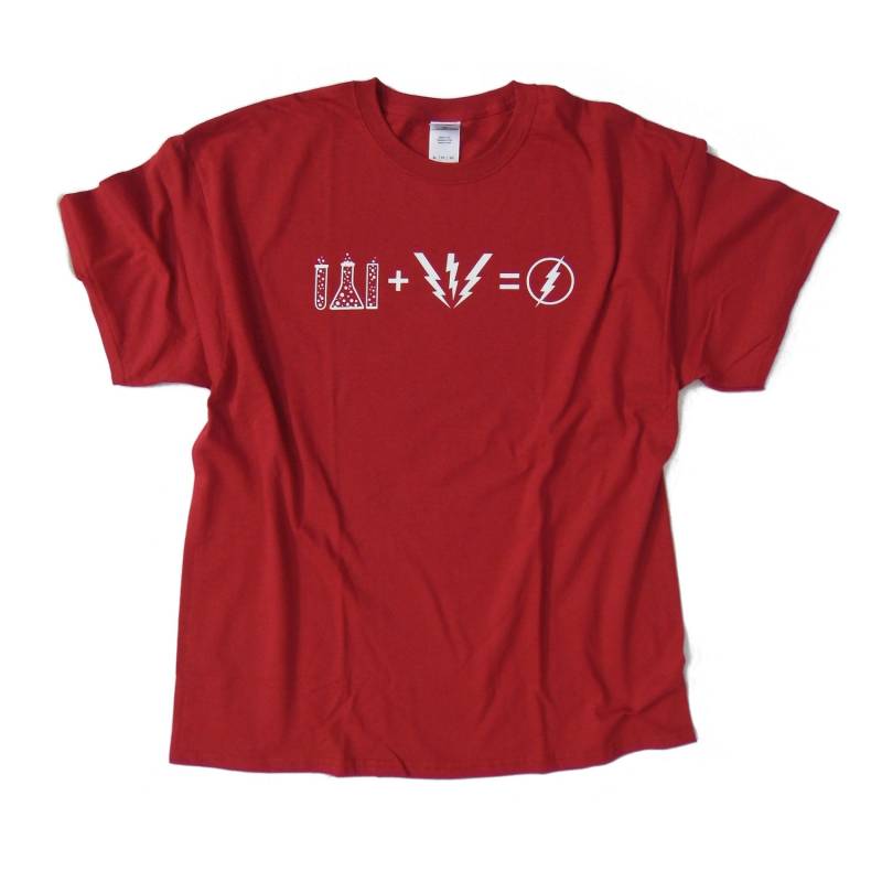 S - 3xl > Big Bang Theory Inspiriertes T-Shirt Sheldon Flash Formel Superheld von LonelyRedPlanet