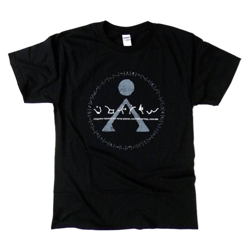 S - 5xl > Stargate Inspiriertes T-Shirt Origin Earth Symbol "Distressed" Design von LonelyRedPlanet