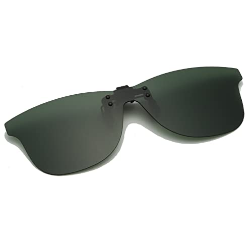 Long Keeper Polarisierte Sonnenbrille Clip für Brillenträger, Polarisiert Sonnenbrille Zum Aufstecken für Damen Herren, Sonnenbrillen Aufsatz Brille von Long Keeper