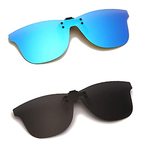 Long Keeper Polarisierte Sonnenbrille Clip für Brillenträger, Polarisiert Sonnenbrille Zum Aufstecken für Damen Herren, Sonnenbrillen Aufsatz Brille von Long Keeper