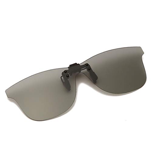 Long Keeper Polarisierte Sonnenbrille Clip für Brillenträger, Polarisiert Sonnenbrille Zum Aufstecken für Damen Herren, Sonnenbrillen Aufsatz Brille von Long Keeper