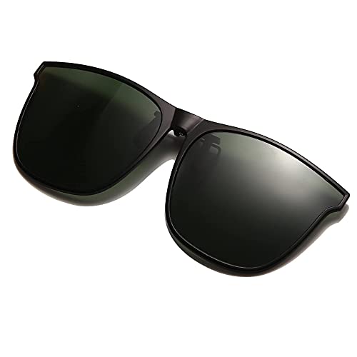 Long Keeper Polarisierte Sonnenbrille Clip für Brillenträger - Sonnenbrille Zum Aufstecken Polarisiert, Sonnenbrillen Aufsatz Brille Damen Herren von Long Keeper