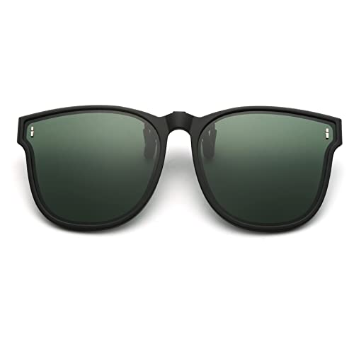 Long Keeper Polarisierte Sonnenbrille Clip für Brillenträger - Sonnenbrille Zum Aufstecken Polarisiert, Sonnenbrillen Aufsatz Brille Damen Herren von Long Keeper