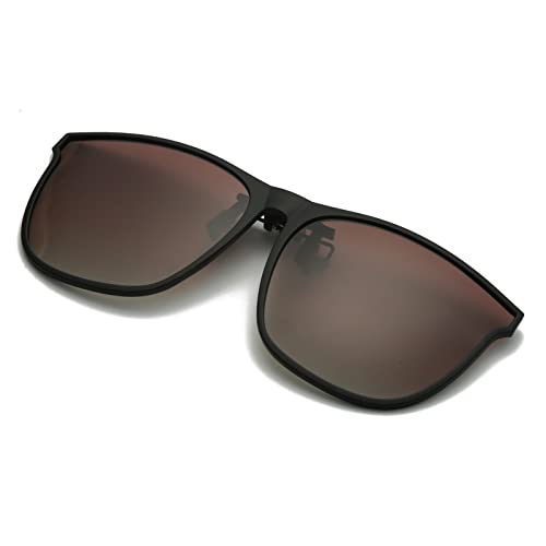 Long Keeper Polarisierte Sonnenbrille Clip für Brillenträger - Sonnenbrille Zum Aufstecken Polarisiert, Sonnenbrillen Aufsatz Brille Damen Herren von Long Keeper