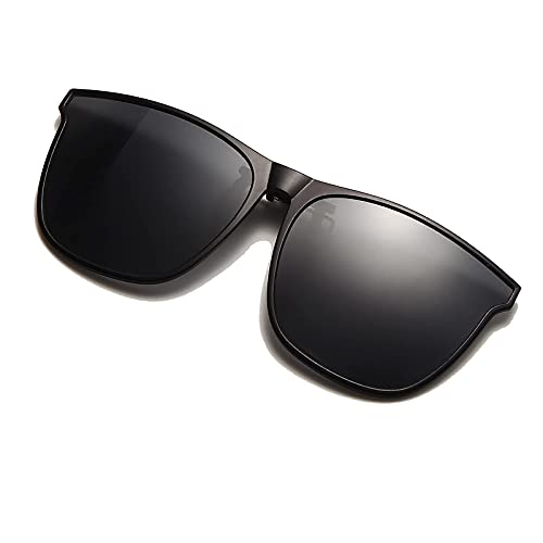 Long Keeper Polarisierte Sonnenbrille Clip für Brillenträger - Sonnenbrille Zum Aufstecken Polarisiert, Sonnenbrillen Aufsatz Brille Damen Herren von Long Keeper