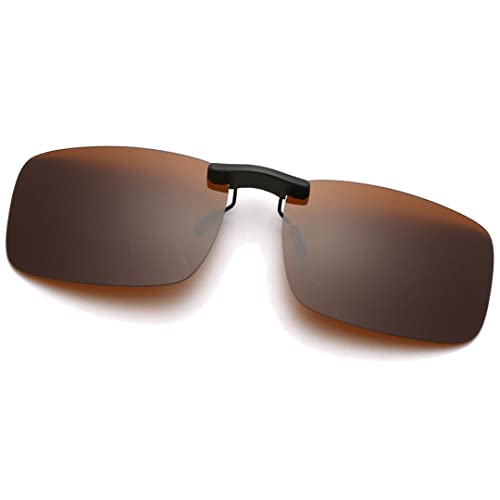 Long Keeper Polarisierte Sonnenbrille Clip für Brillenträger - Sonnenbrillen Aufsatz Brille Herren Damen, Sonnenbrillen Clip zum Fahren Angeln Outdoor von Long Keeper