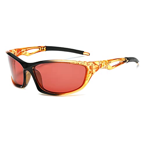 Long Keeper Polarisierte Sonnenbrille Sport für Herren Damen Fahrradbrille Radsportbrillen Sportbrille Sonnenbrille Outdoor UV400-Schutz von Long Keeper