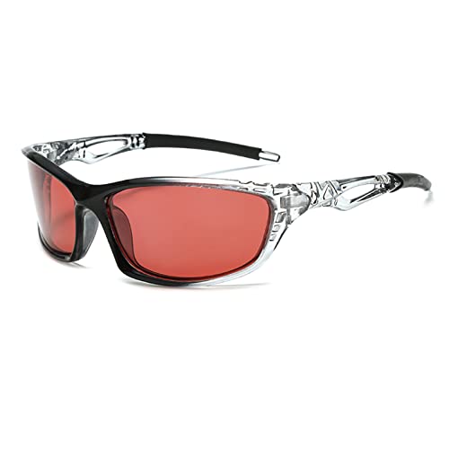 Long Keeper Polarisierte Sonnenbrille Sport für Herren Damen Fahrradbrille Radsportbrillen Sportbrille Sonnenbrille Outdoor UV400-Schutz von Long Keeper