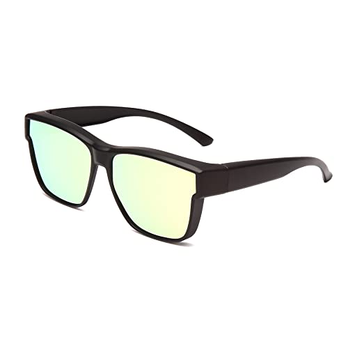 Long Keeper Polarisierte Sonnenbrillen Überbrille für Korrektionsbrille für Brillenträger für Fit-over Polbrille 100% UV Schutz Unisex von Long Keeper