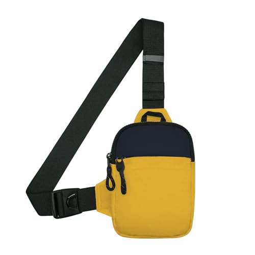 Long Keeper Sling Bag Brusttasche Klein Herren Damen - Schultertasche Wasserdicht Schulter Umhängetasche Klein Crossbody Handytasche zum Reisen Outdoor von Long Keeper