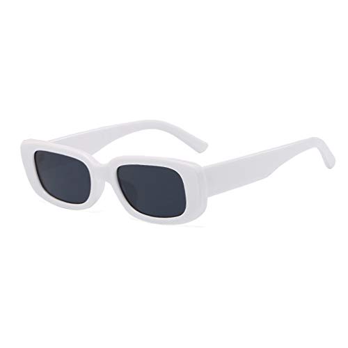 Long Keeper Sonnenbrille Damen Vintage Rechteckig 90s Retro Sonnenbrille Für Damen Herren Mit Uv Schutz von Long Keeper