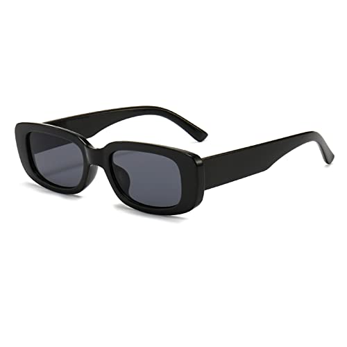 Long Keeper Sonnenbrille Damen Polarisiert - Rechteckige Sonnenbrille Vintage Polarisierte Sonnenbrille Eckig Retro Brille für Damen Herren von Long Keeper