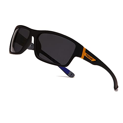 Long Keeper Sonnenbrille Herren Polarisierte Sportbrille Fahrradbrille Damen mit UV 400 Schutz, zum Fahren Radfahren Golf Fischen Laufen von Long Keeper