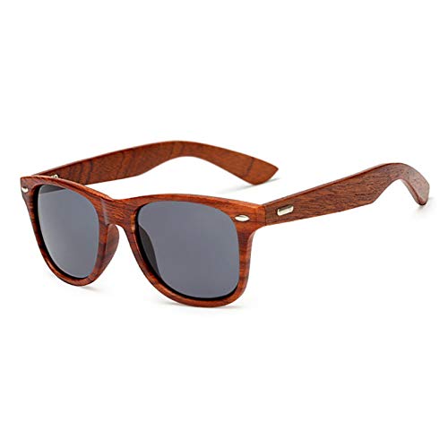 Long Keeper Sonnenbrille Herren polarisiert - Classic holz sonnenbrille für Herren Damen polarisierte sonnenbrille holzwurm mit UV400-Schutz von Long Keeper