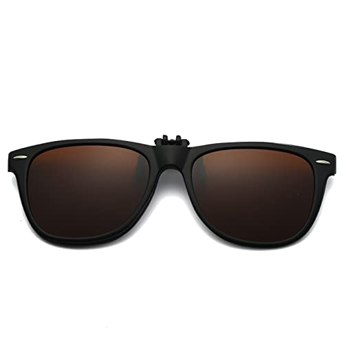 Long Keeper Sonnenbrillen Aufsatz Brille - Polarisierte Sonnenbrillen Clip Sonnenbrille Aufsatz für Brillenträger Herren Damen mit UV Schutz von Long Keeper