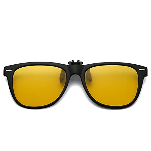 Long Keeper Sonnenbrillen Aufsatz Brille - Polarisierte Sonnenbrillen Clip Sonnenbrille Aufsatz für Brillenträger Herren Damen mit UV Schutz von Long Keeper