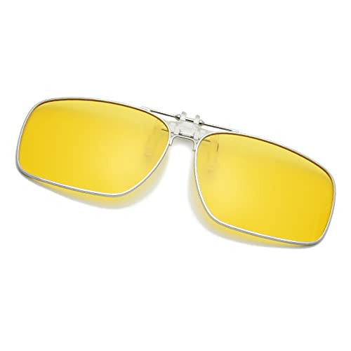 Long Keeper Sonnenbrillen Clip Polarisiert - Sonnenbrillen Aufsatz Brille, polarisierte Clip On sonnenbrille aufsatz für brillenträger Damen Herren von Long Keeper