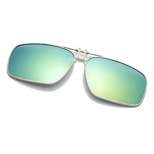 Long Keeper Sonnenbrillen Clip Polarisiert - Sonnenbrillen Aufsatz Brille, polarisierte Clip On sonnenbrille aufsatz für brillenträger Damen Herren von Long Keeper