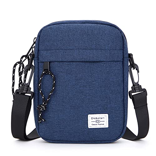 Long Keeper Umhängetasche Herren Damen - Schultertasche Klein Tasche Herren Handy Geldbörse Umhängetasche Messenger Bag, Wasserdichte Crossbag Handtasche Unisex von Long Keeper