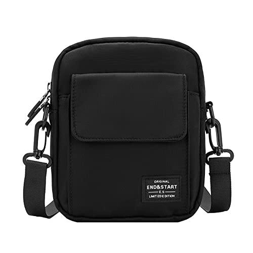 Long Keeper Umhängetasche Herren Damen - Schultertasche Klein Tasche Herren Handy Geldbörse Umhängetasche Messenger Bag, Wasserdichte Crossbag Handtasche Unisex von Long Keeper