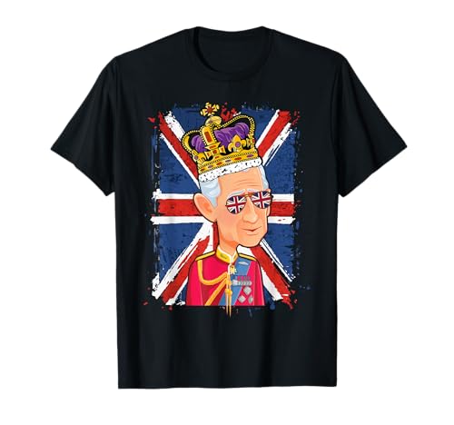Long Live King Charles Coronation Kinder Union Jack Sonnenbrille T-Shirt Long Live King Charles Coronation Kinder Union Jack Sonnenbrille T-Shirt von Long Live King UK Charles III Coronation Gift 2023