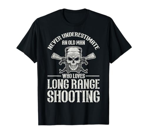 Old Man Loves Long Range Schießschütze mit Scharfschützen-Motiv T-Shirt Old Man Loves Long Range Schießschütze mit Scharfschützen-Motiv T-Shirt von Long Range Shooting