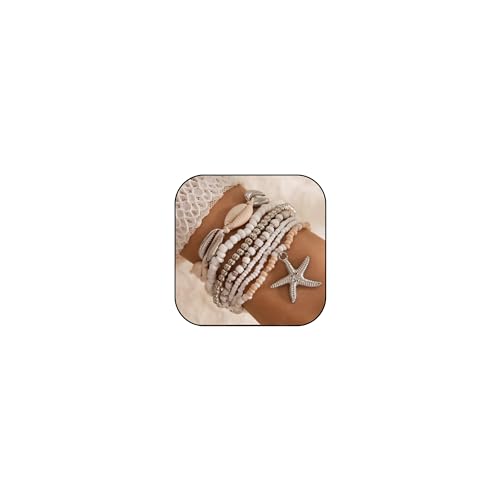 Long tiantian Shell Starfish Bracelet Charm Bracelet Summer Jewelry Stuff Puka Shell Bracelet Beach Bracelets Vacation Outfits for Women Seashell Bracelets Stuff Long tiantian Shell Starfish Bracelet Charm Bracelet Summer Jewelry Stuff Puka Shell Bracelet Beach Bracelets Vacation Outfits for Women Seashell Bracelets Stuff von Long tiantian