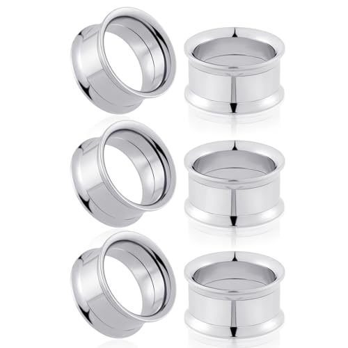 Longbeauty 316L Edelstahl Ohr Tunnels Set Flesh Ohr Gauges Double Flared Stretching Schraub Klassisch Ear Expanders Damen Herren, Stil D, 4MM Longbeauty 316L Edelstahl Ohr Tunnels Set Flesh Ohr Gauges Double Flared Stretching Schraub Klassisch Ear Expanders Damen Herren, Stil D, 4MM von Longbeauty