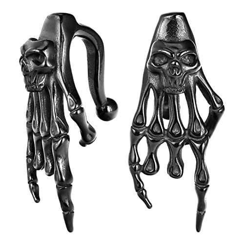 Longbeauty Skelett Finger Ohrringe Piercing Plugs Schwarz 5mm Ohr Schmuck Longbeauty Skelett Finger Ohrringe Piercing Plugs Schwarz 5mm Ohr Schmuck von Longbeauty